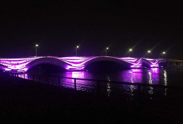 bridge facade lighting