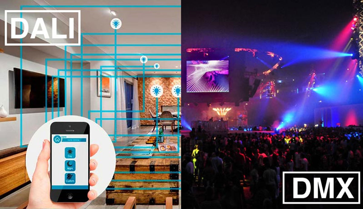 DMX and DALI Lighting Control Applications