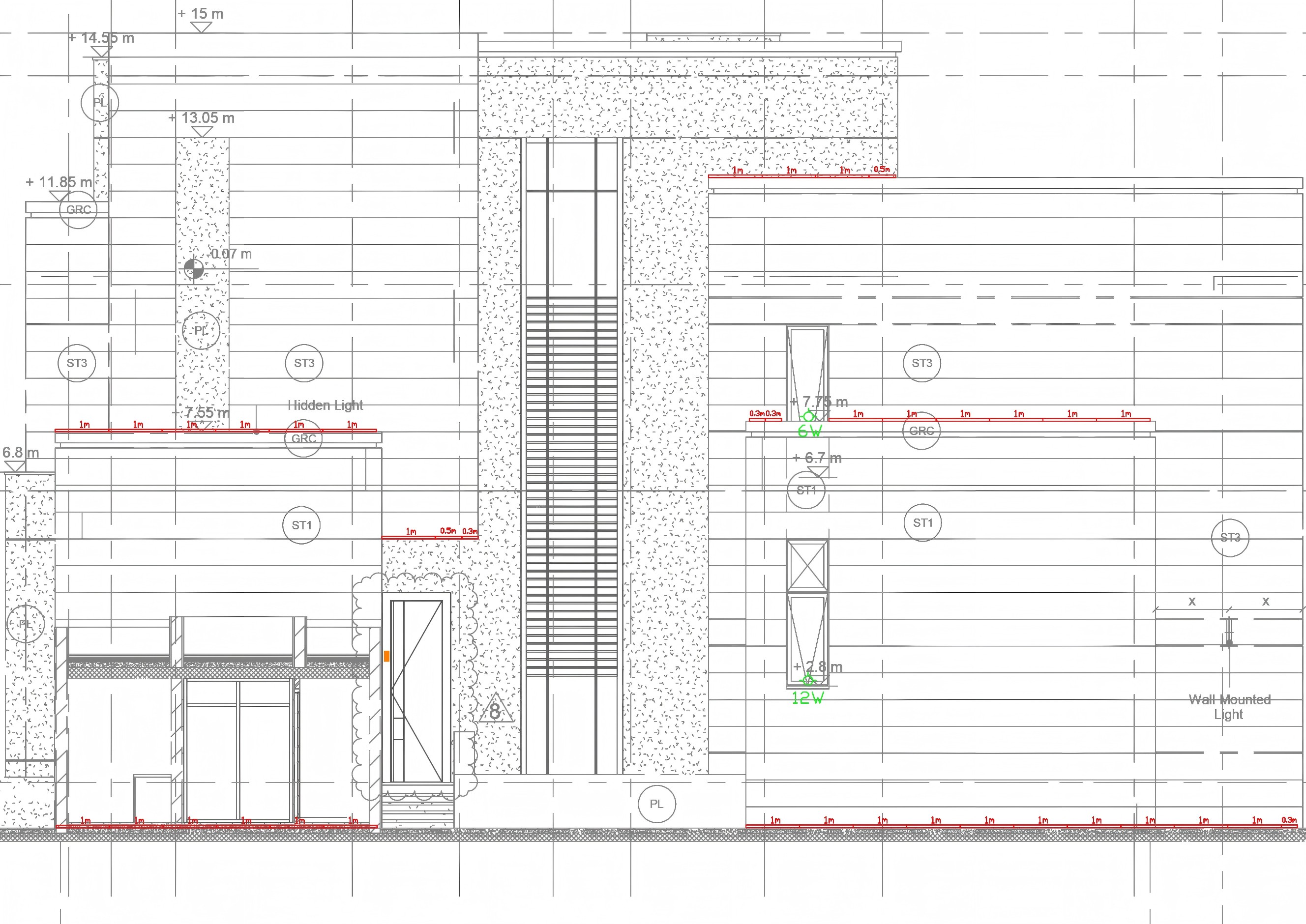 How to calculate the number of facade lights